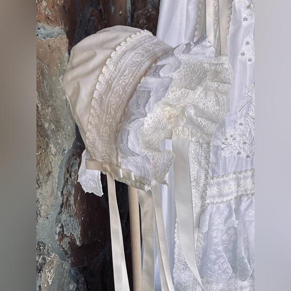 Swiss Heirloom Baby Christening Baptism Dress 3–6M | Linen Revival Co - Picture 9 of 10